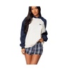 Women's Raglan Bow Oversized Hoodie