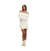 Women's Faux Off Shoulder Sweater Dress