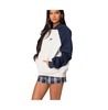 Women's Raglan Bow Oversized Hoodie