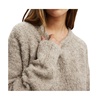 Women's Shaggy Crop Crew Sweater