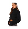 Women's Oversized turtle neck cropped sweater