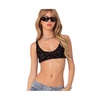 Women's Oolala sequin bra top