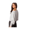 Women's Inside out cropped sweatshirt