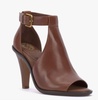 frasper ankle strap heel in cocoa biscuit