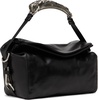 Black Weekend Rose Handle Bag