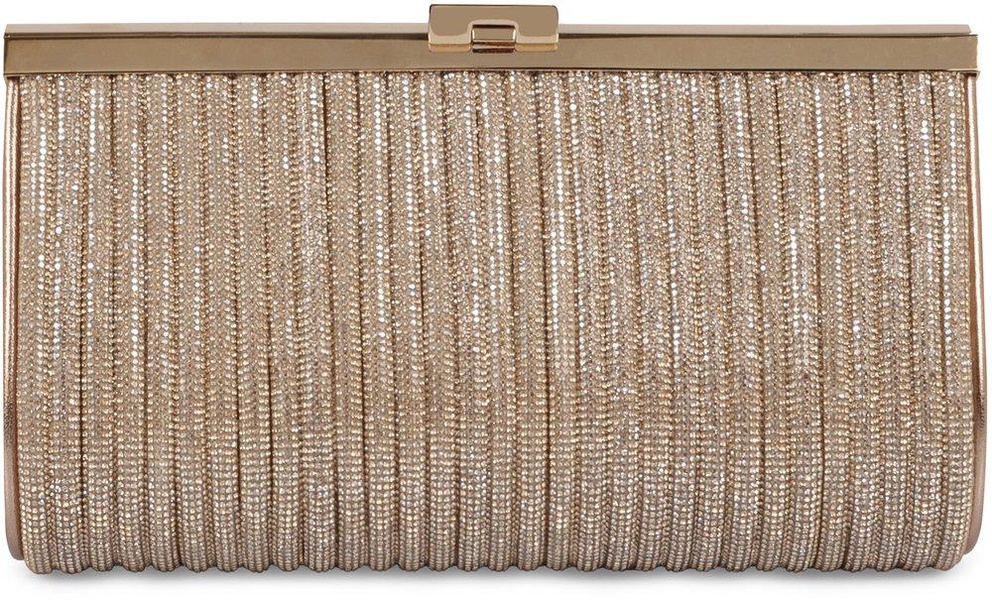 Aquazzura Sundance Glitter Effect Clutch Bag