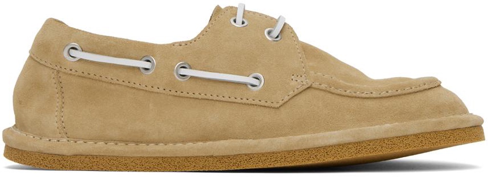 Tan Laced Loafers