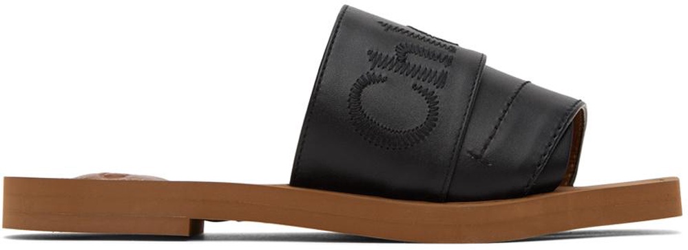 Chloé Woody Leather Slide