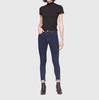 alexa step hem jean in dark rinse blue