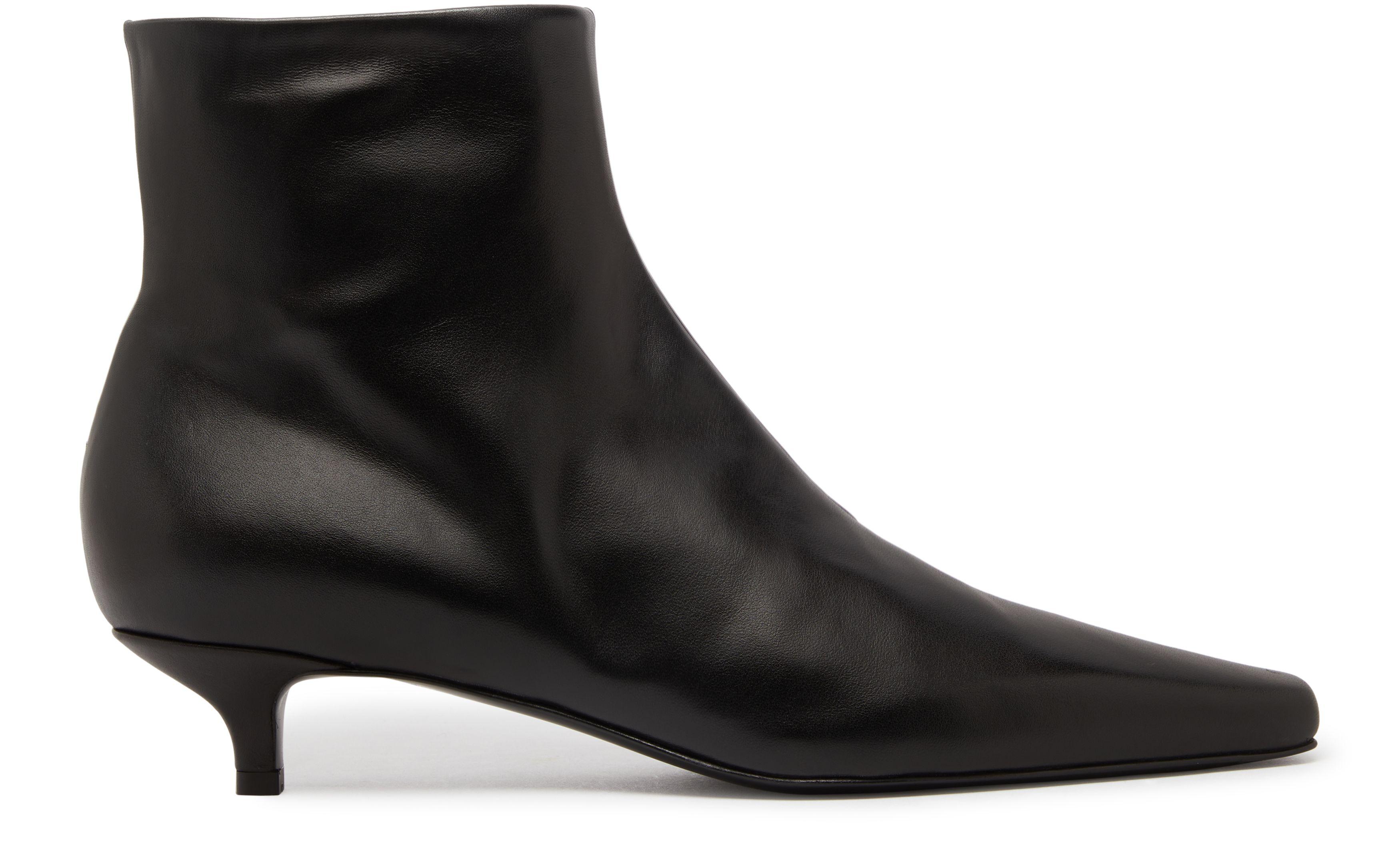 The Slim leather ankle boots