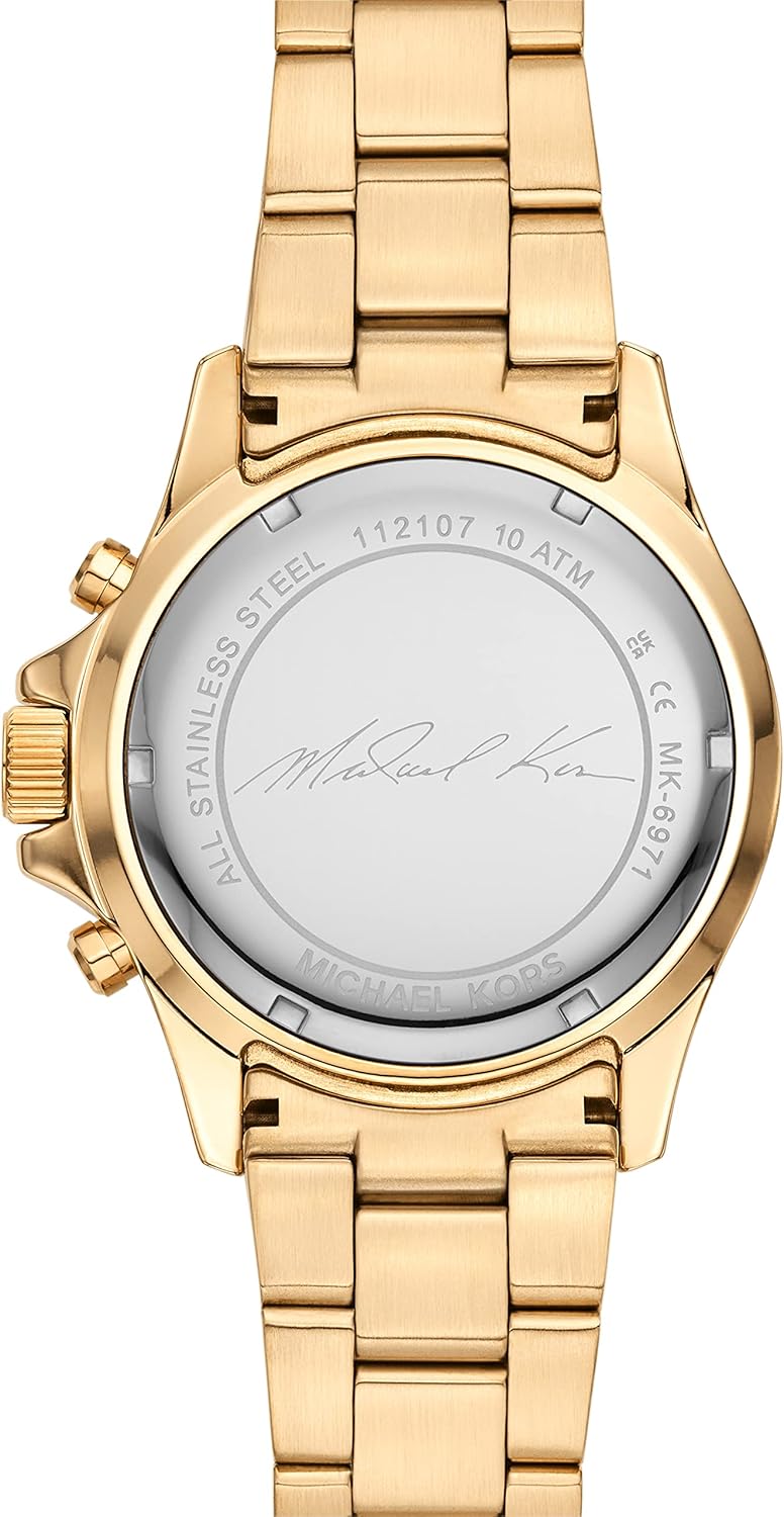 Michael Kors Everest Chronograph Gold-Tone Stainless Steel Women's Watch (Model: MK6971)