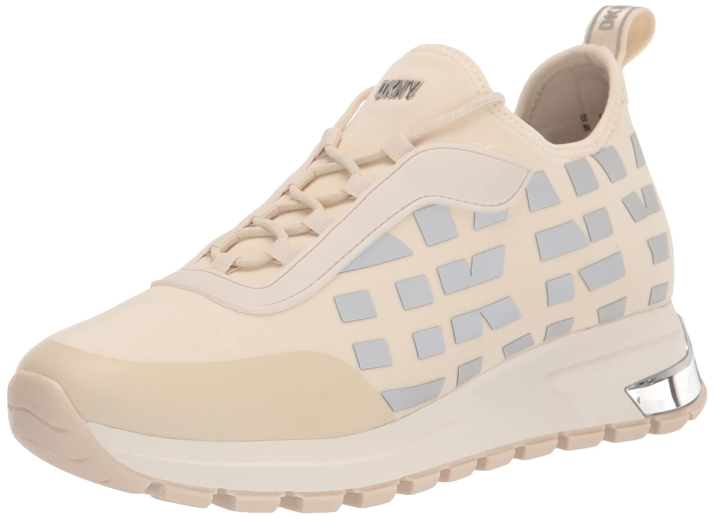 DKNY Women's Comfortable Chic Shoe Meanna Sneaker