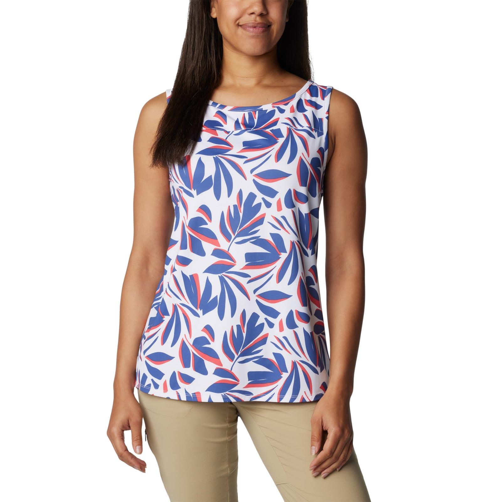 Columbia Women's Columbia Women’s Chill River Tank Top, Moisture Wicking, Sun Protection