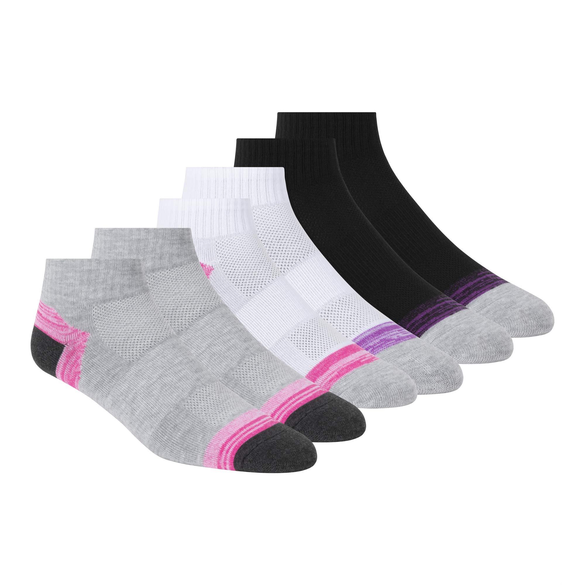 Skechers Women's 6 Pack Quarter Crew Socks