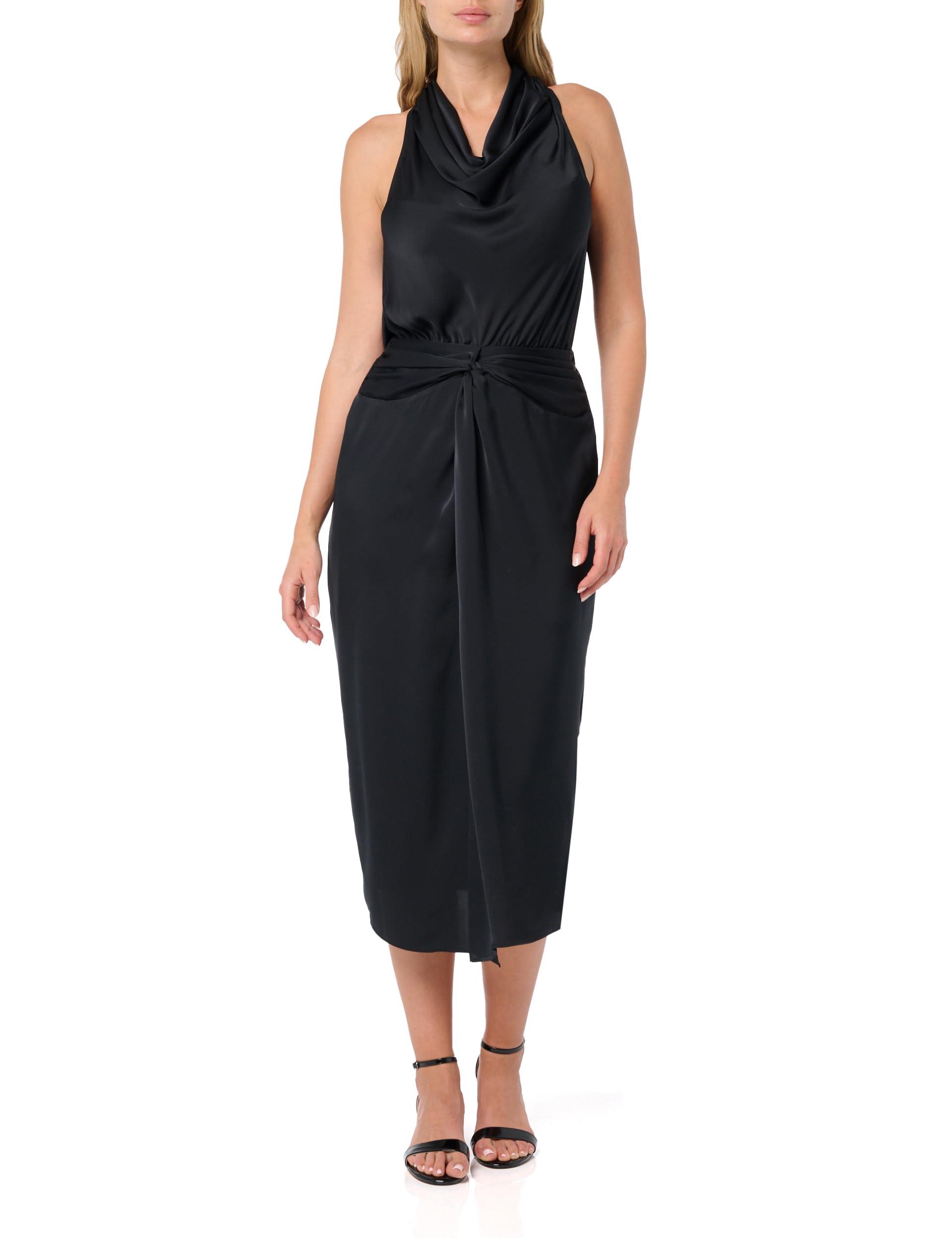 Ramy Brook Women's Indie Cowl Neck Midi Dress