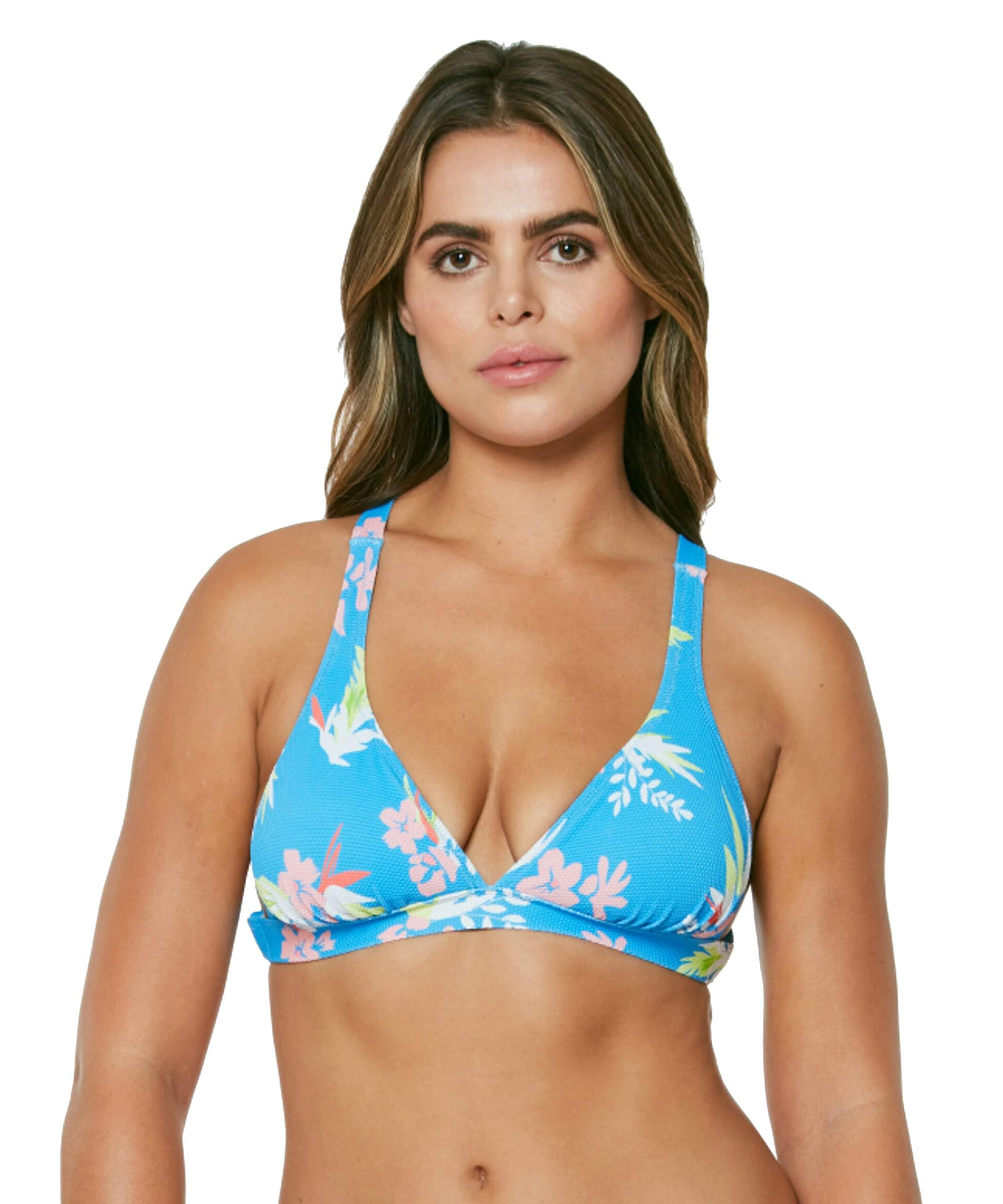 Jessica Simpson Women's Standard Mix & Match Floral Bikini Swimsuit Separates (Top & Bottom)