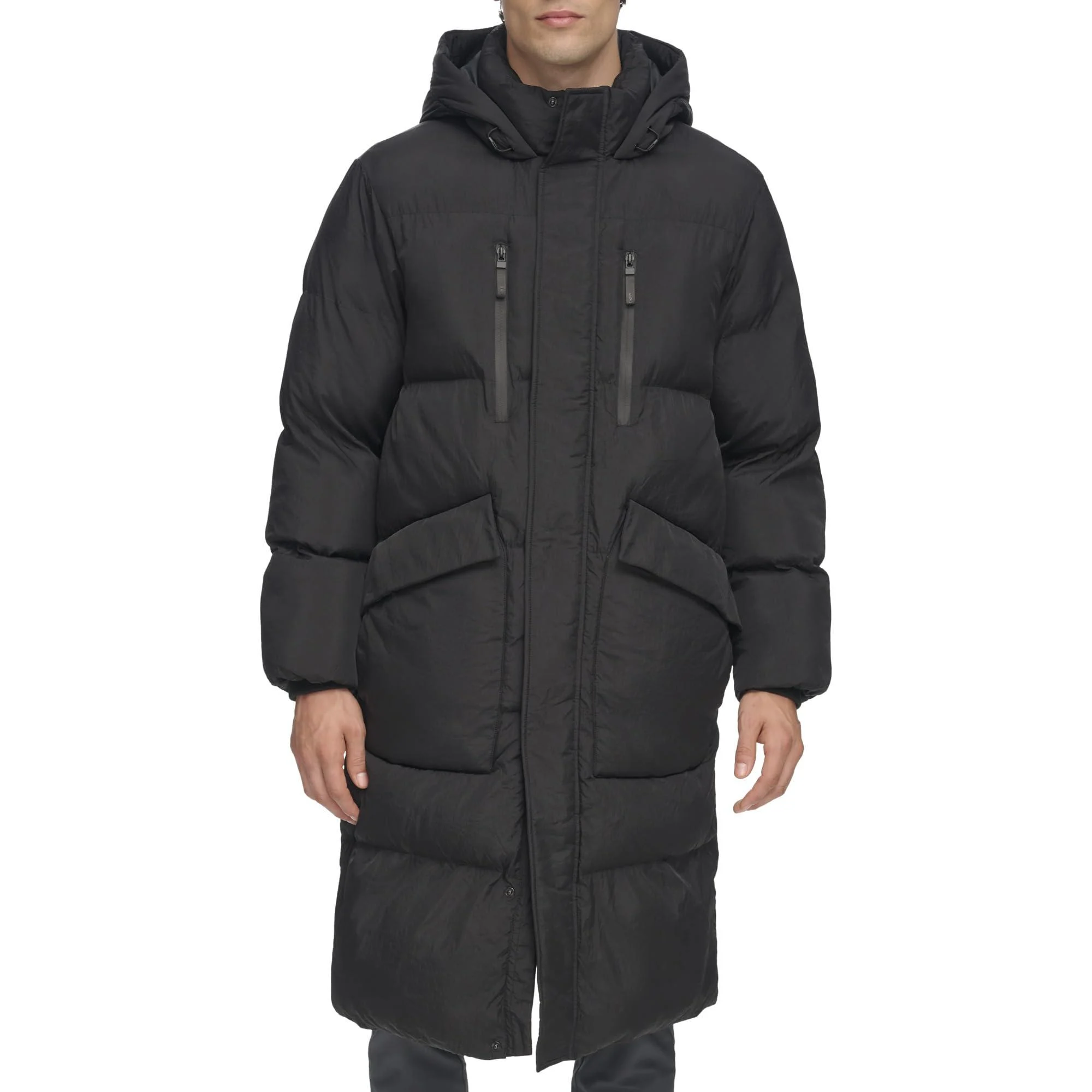 DKNY Mens Nylon Flex Parka