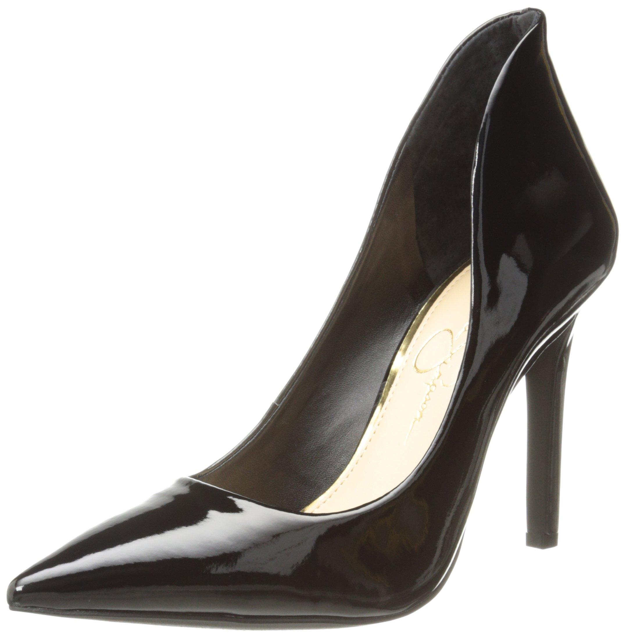 Jessica Simpson Women's Cambredge Pointed Toe Pump Dress, Black, 6.5