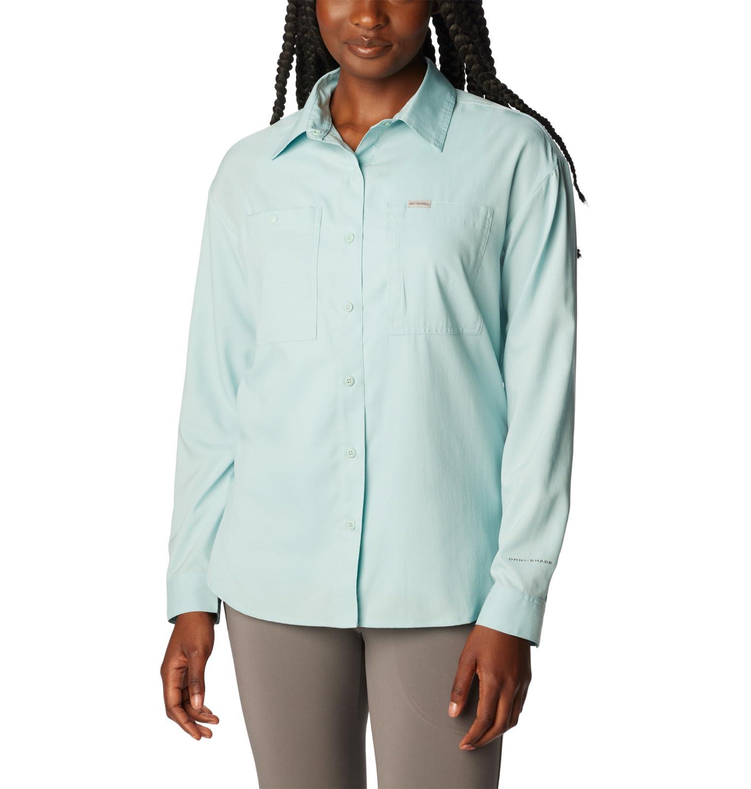 Columbia Women's Plus Size Silver Ridge Utility Long Sleeve Shirt