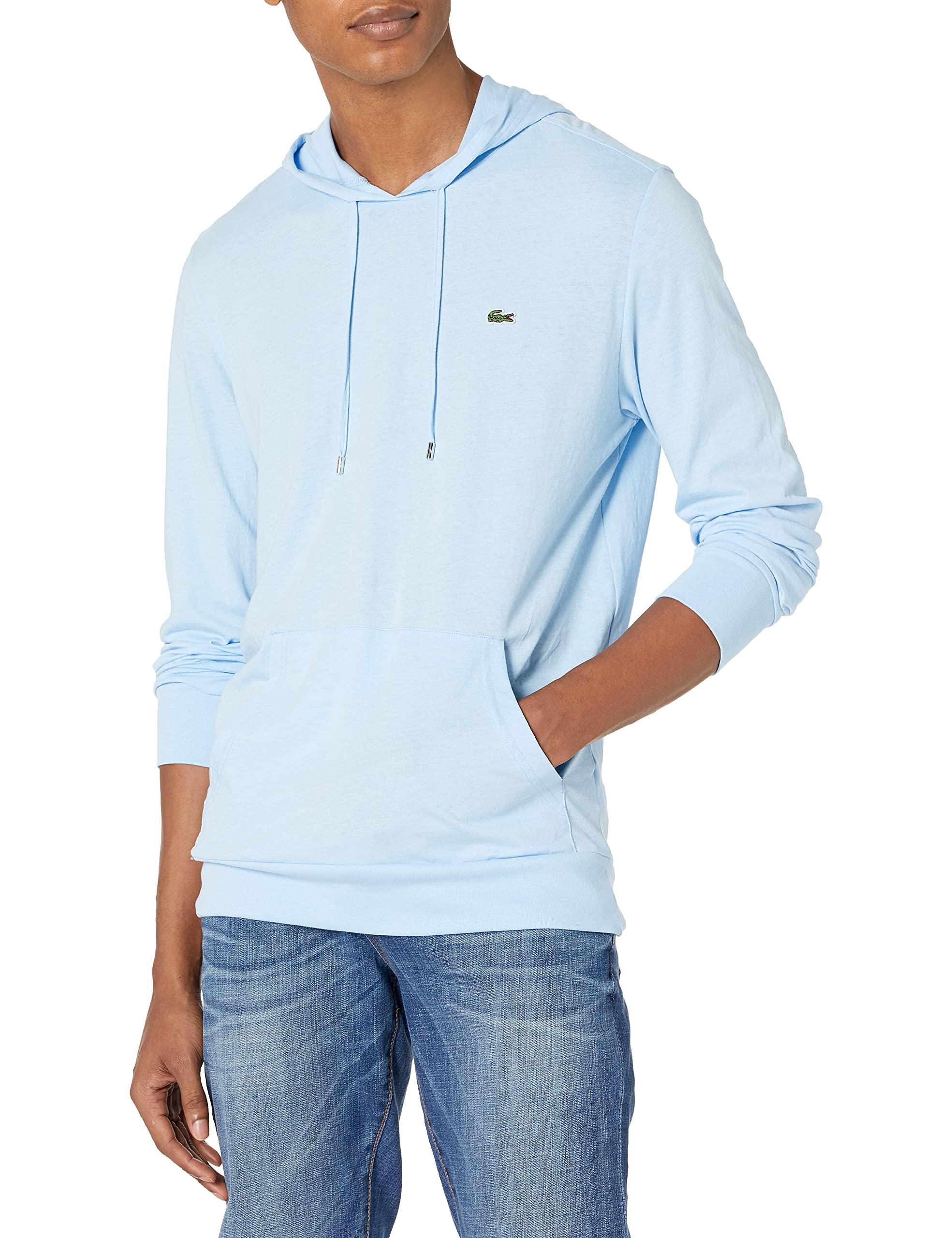 Lacoste Men's Long Sleeve Cotton Jersey Hooded T-Shirt