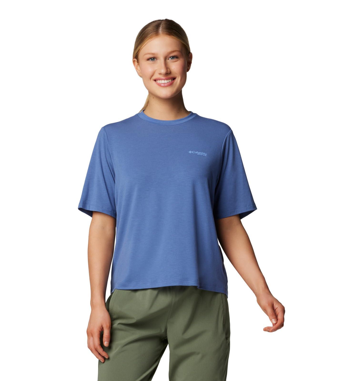 Columbia Women's Standard PFG Uncharted Tech Tee Short Sleeve