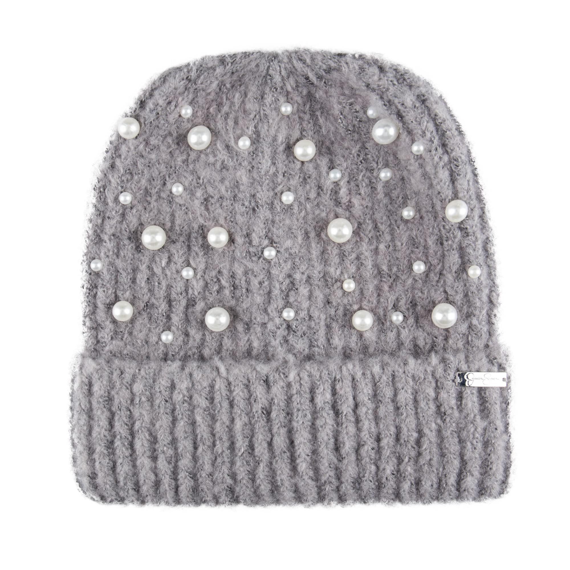 Jessica Simpson Women's Warm Cozy Knit Cuffed Beanie Hat