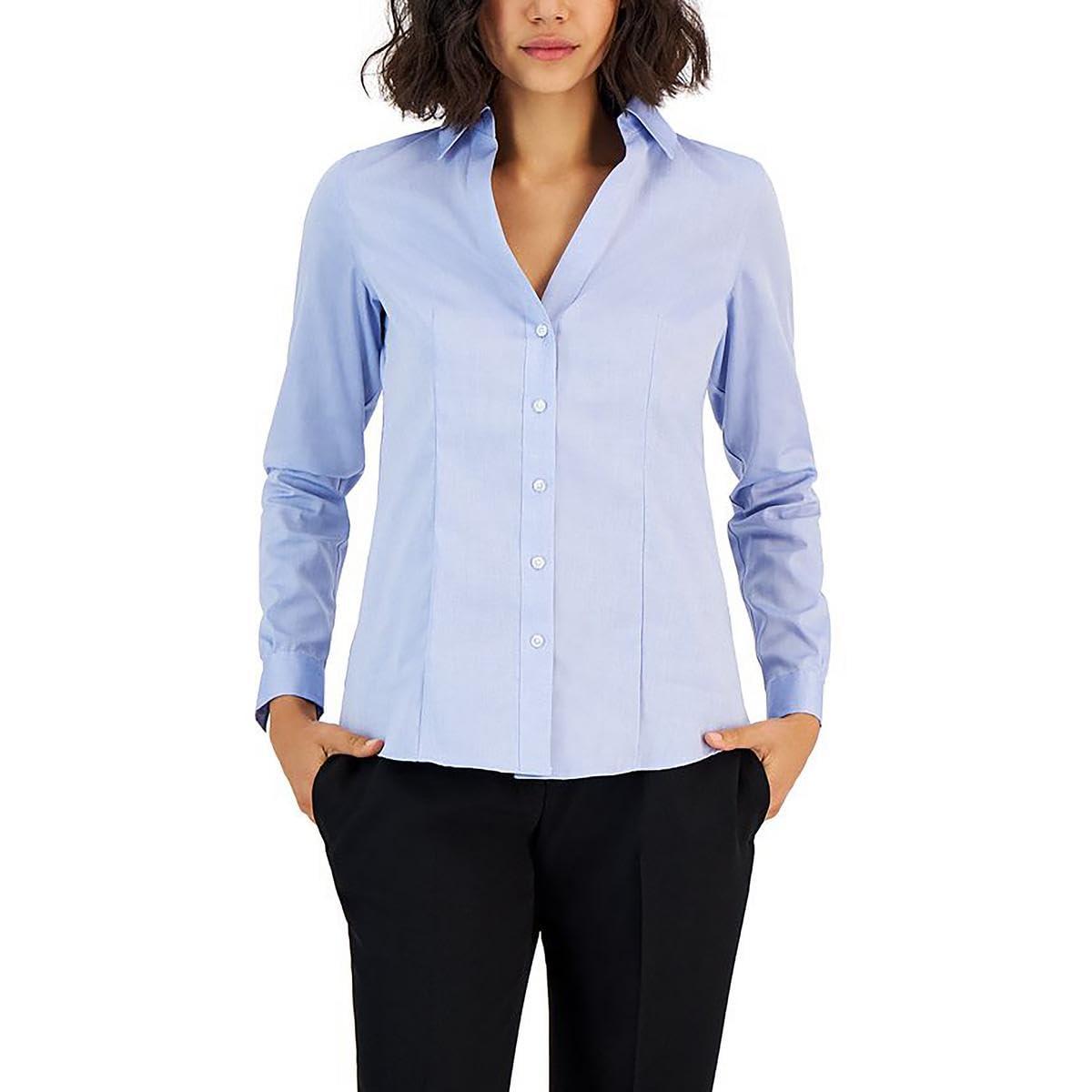 Jones New York Women's Long Sleeve Easy Care Shirting