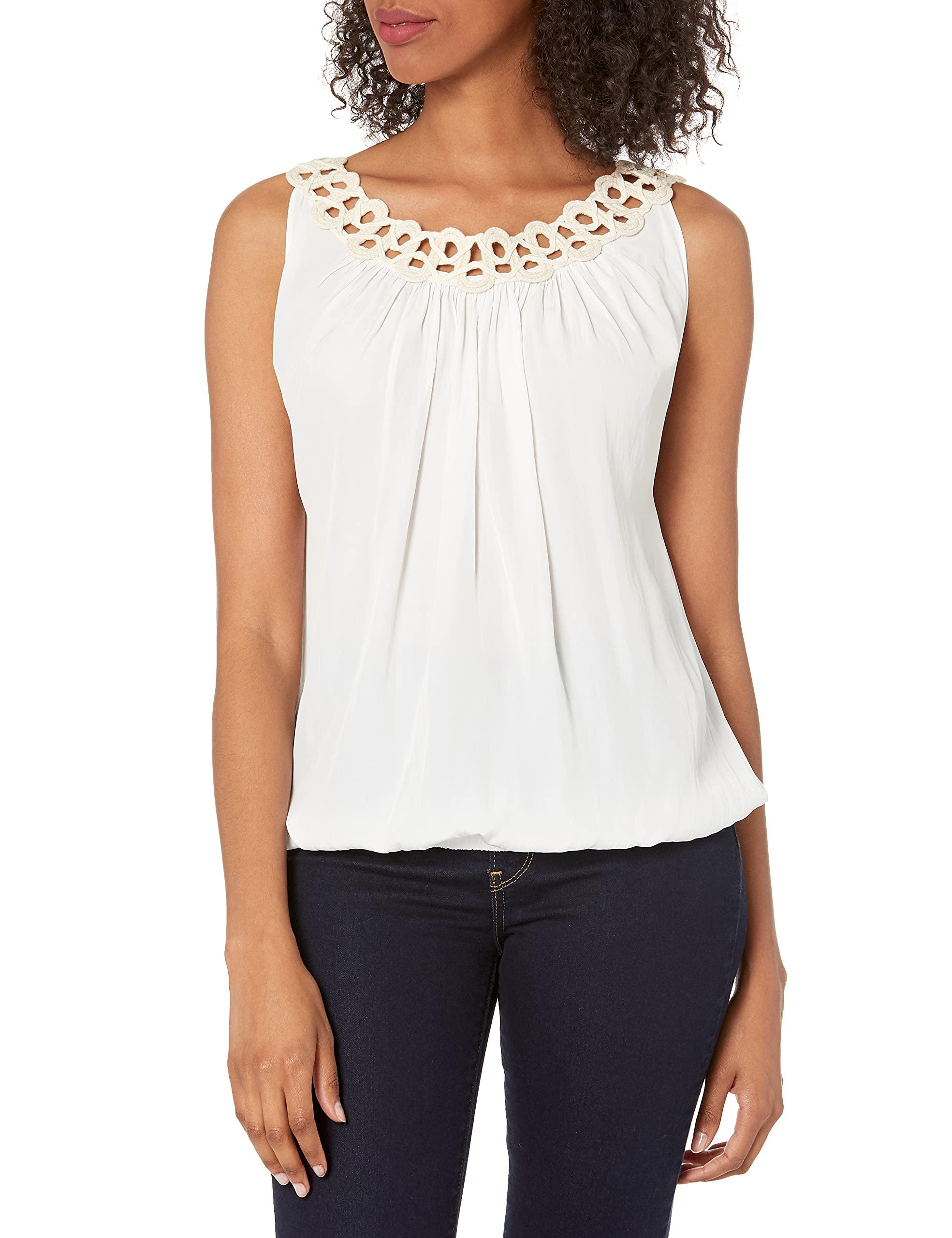 Ramy Brook Women's Daphne Embellished Boat Neck Top