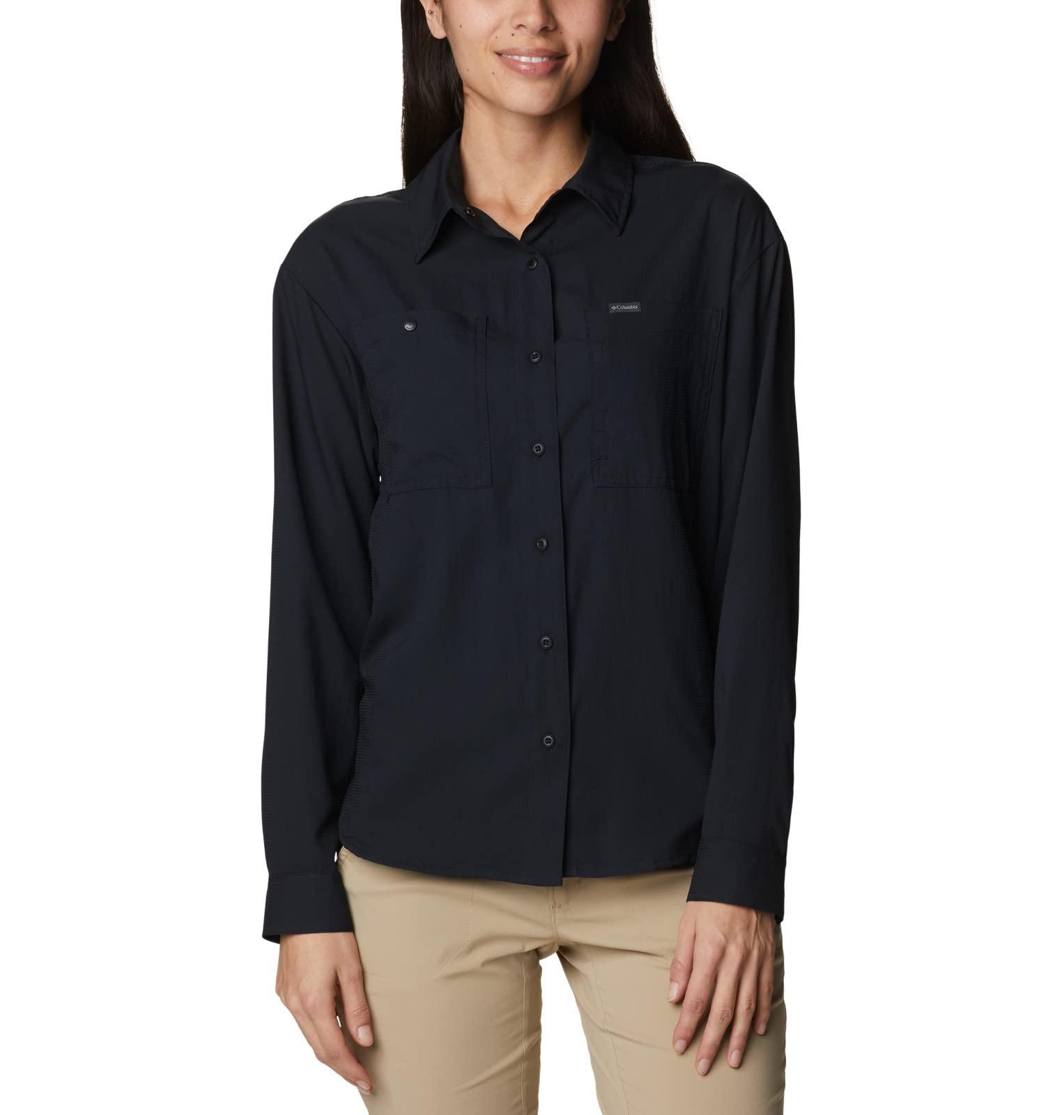 Columbia Women's Plus Size Silver Ridge Utility Long Sleeve Shirt