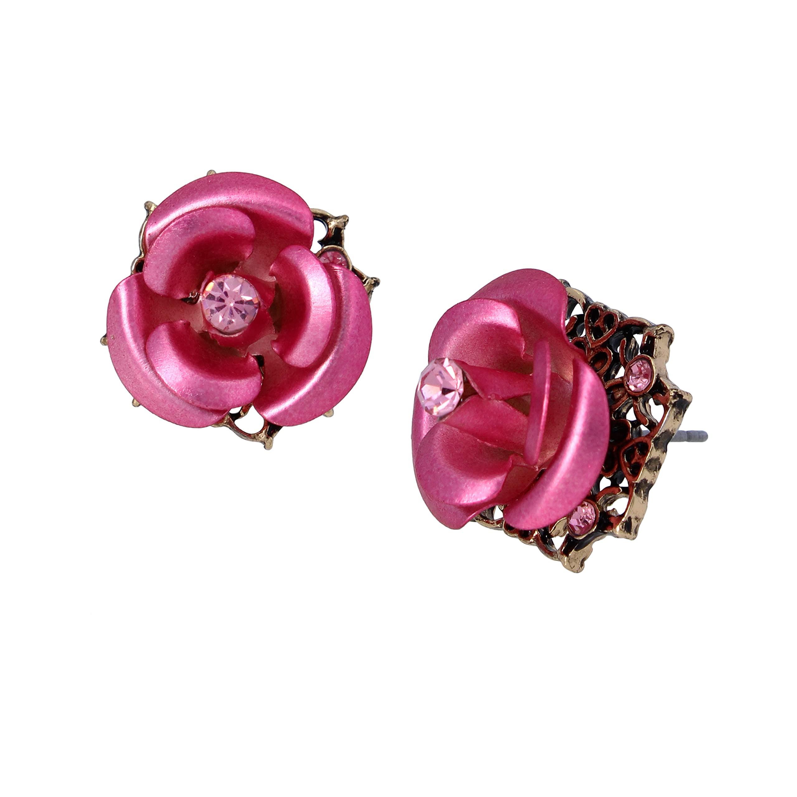 Rose Stud Earrings