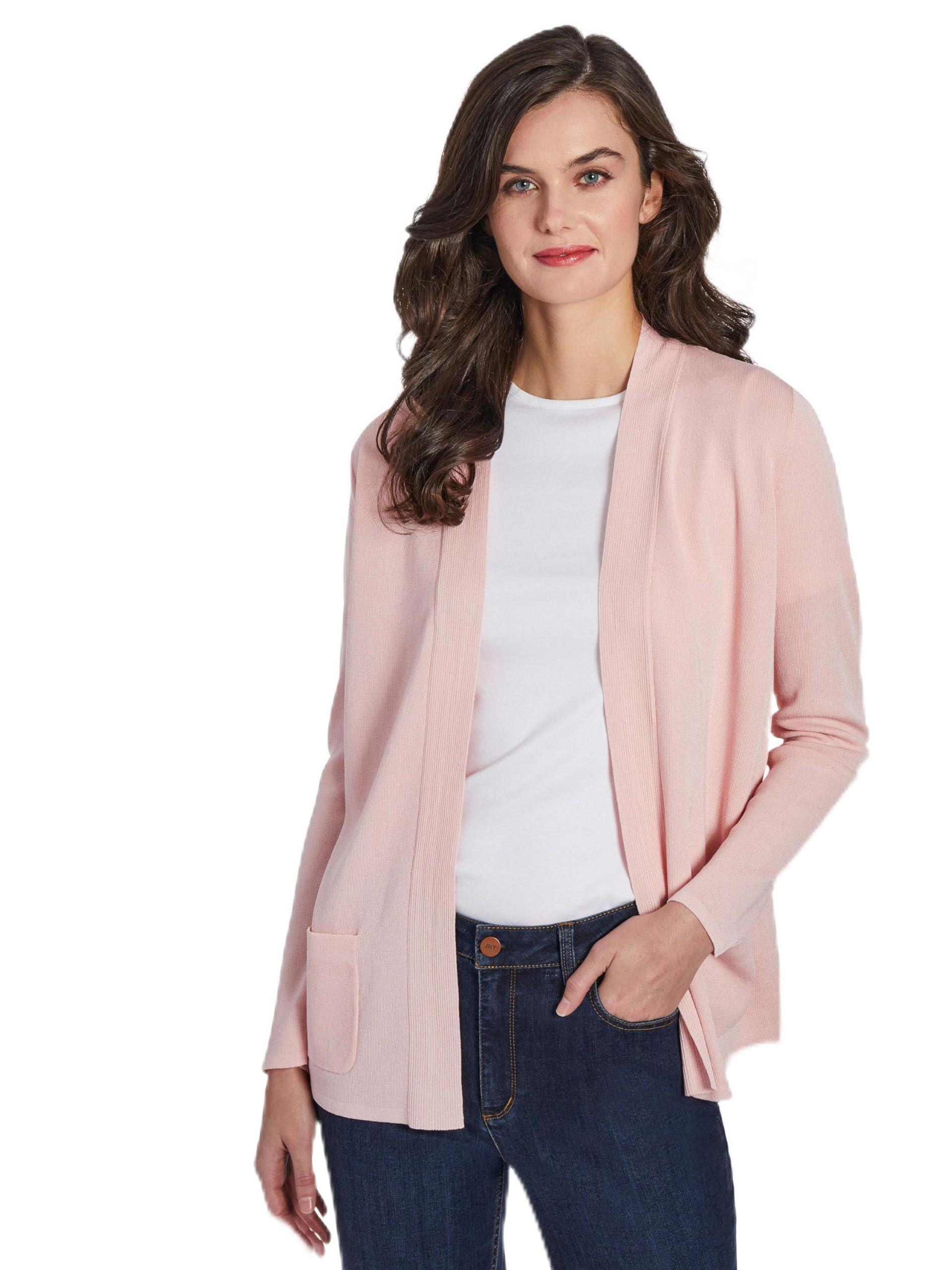 Jones New York Women's Open Front Cardi W/Novelty Placket