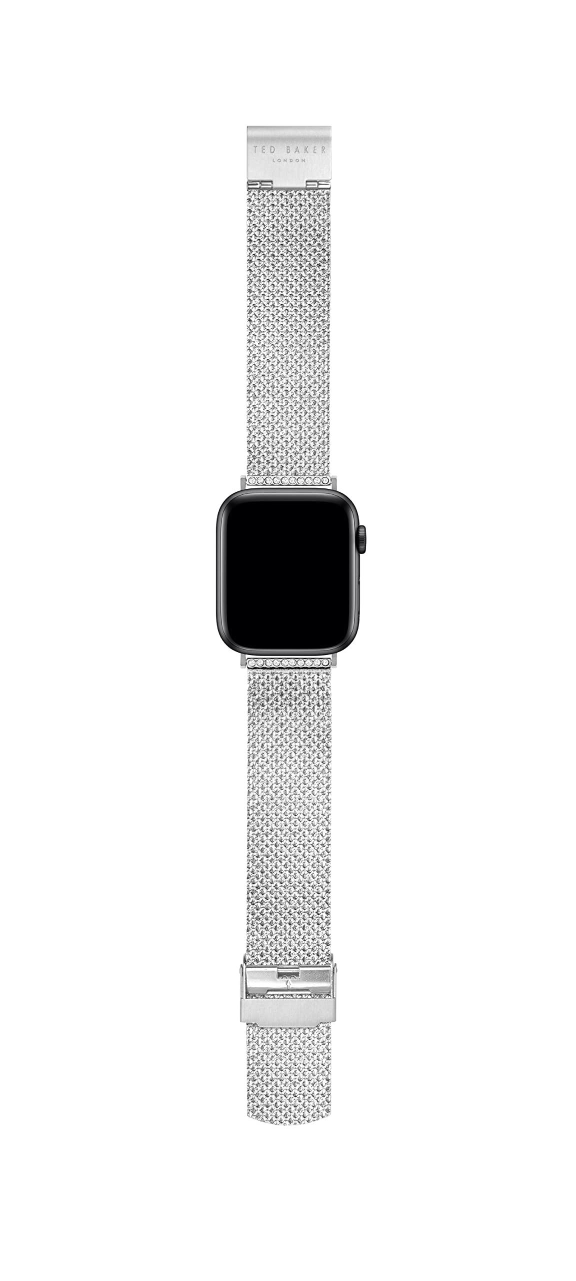 Ted Baker Stainless Steel Jewellery Mesh Band for Apple Watch® (Model: BKS38S317B0)