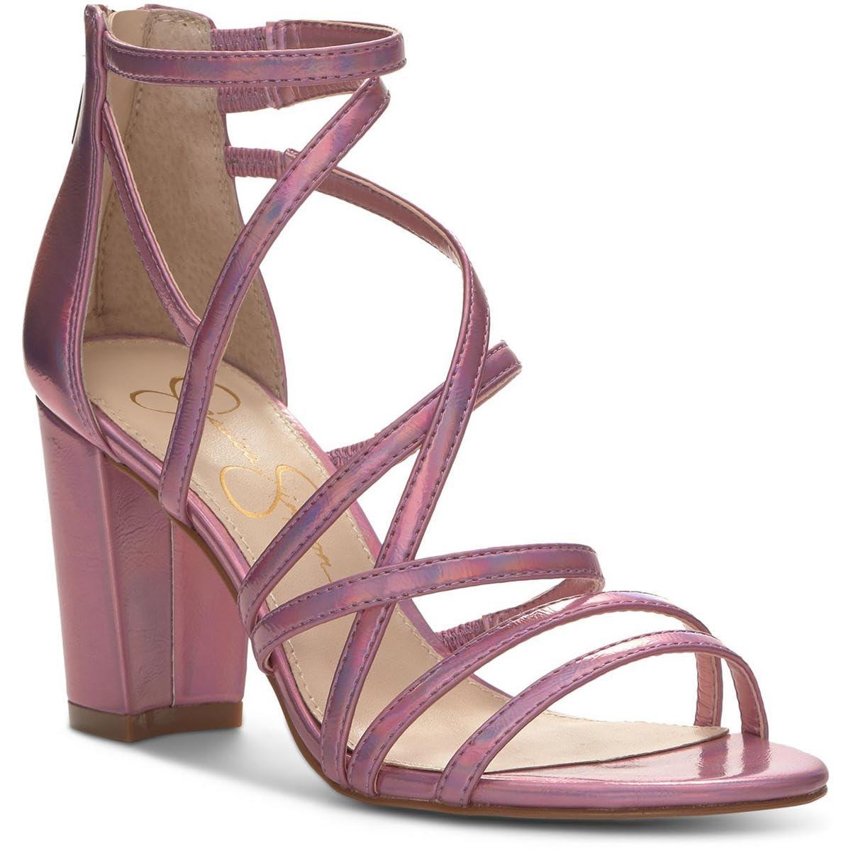 Jessica Simpson Women's Stassey Strappy Block Heel Sandal Heeled