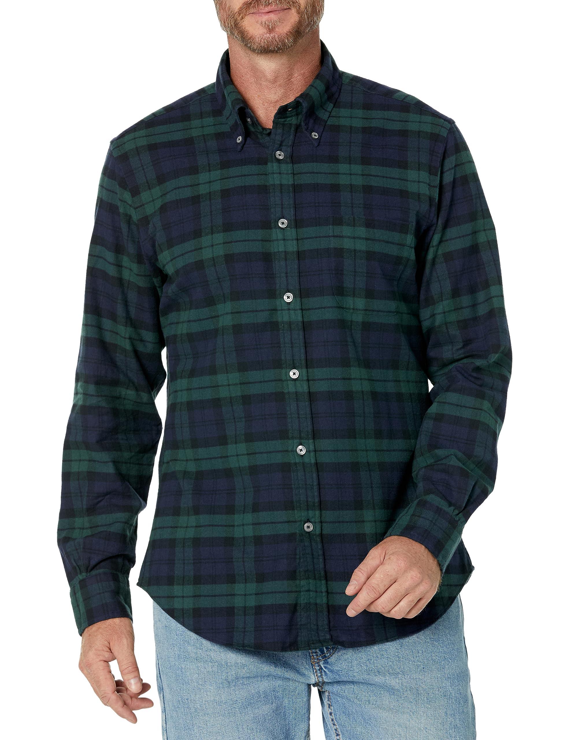 Brooks Brothers Men's Long Sleeve Flannel Shirt