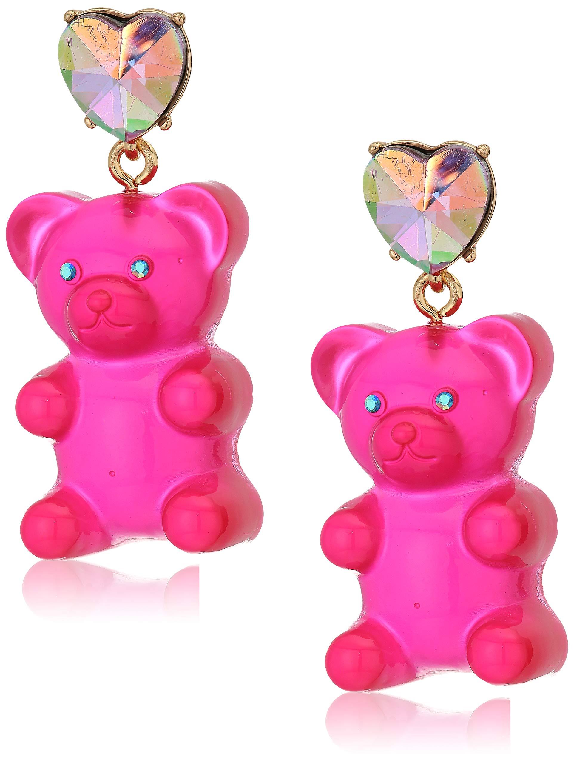 Betsey Johnson Bear Drop Earrings