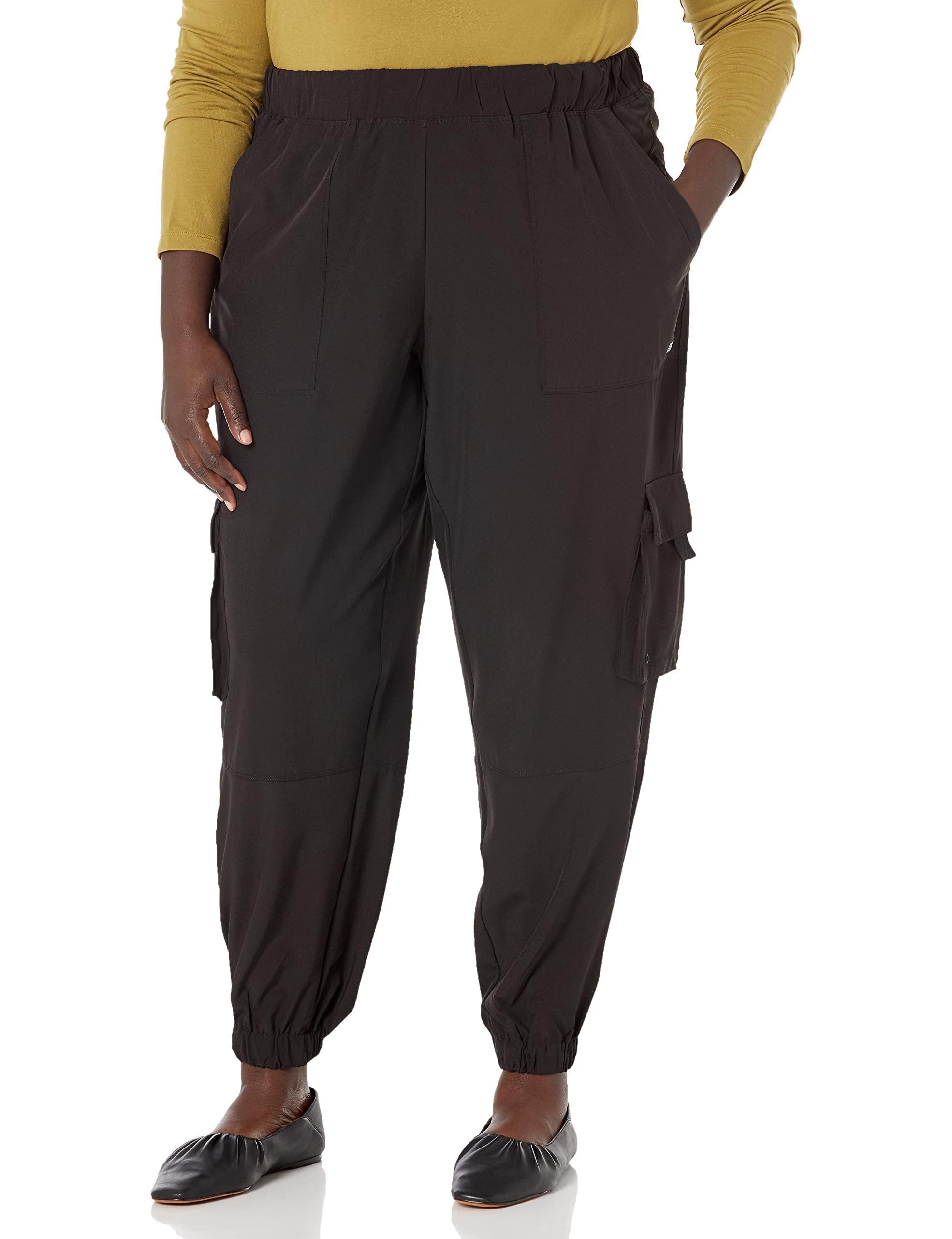 DKNY Women's Plus Size Tapered Sweatpant