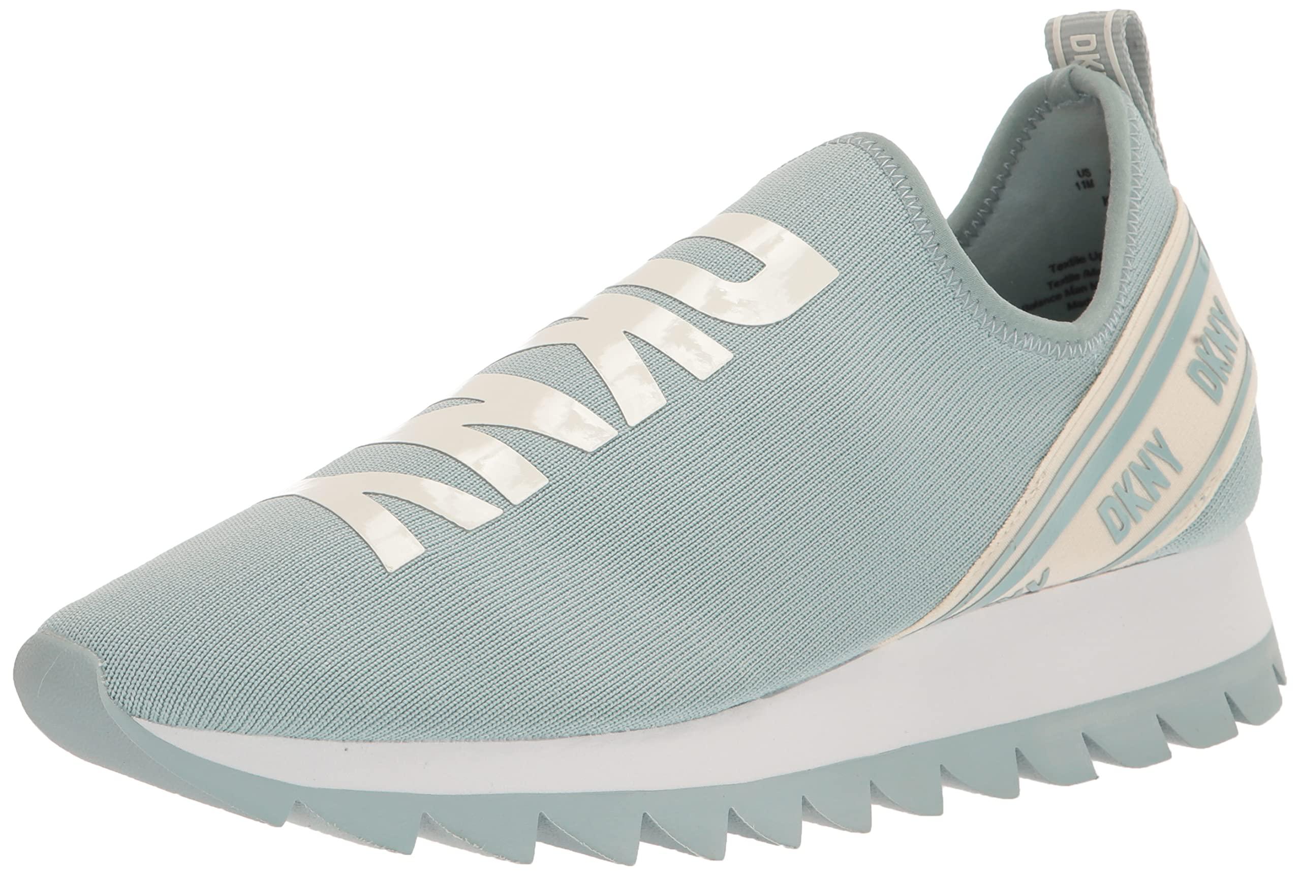 DKNY women's Rubber Sole Knit Low-top Sneaker