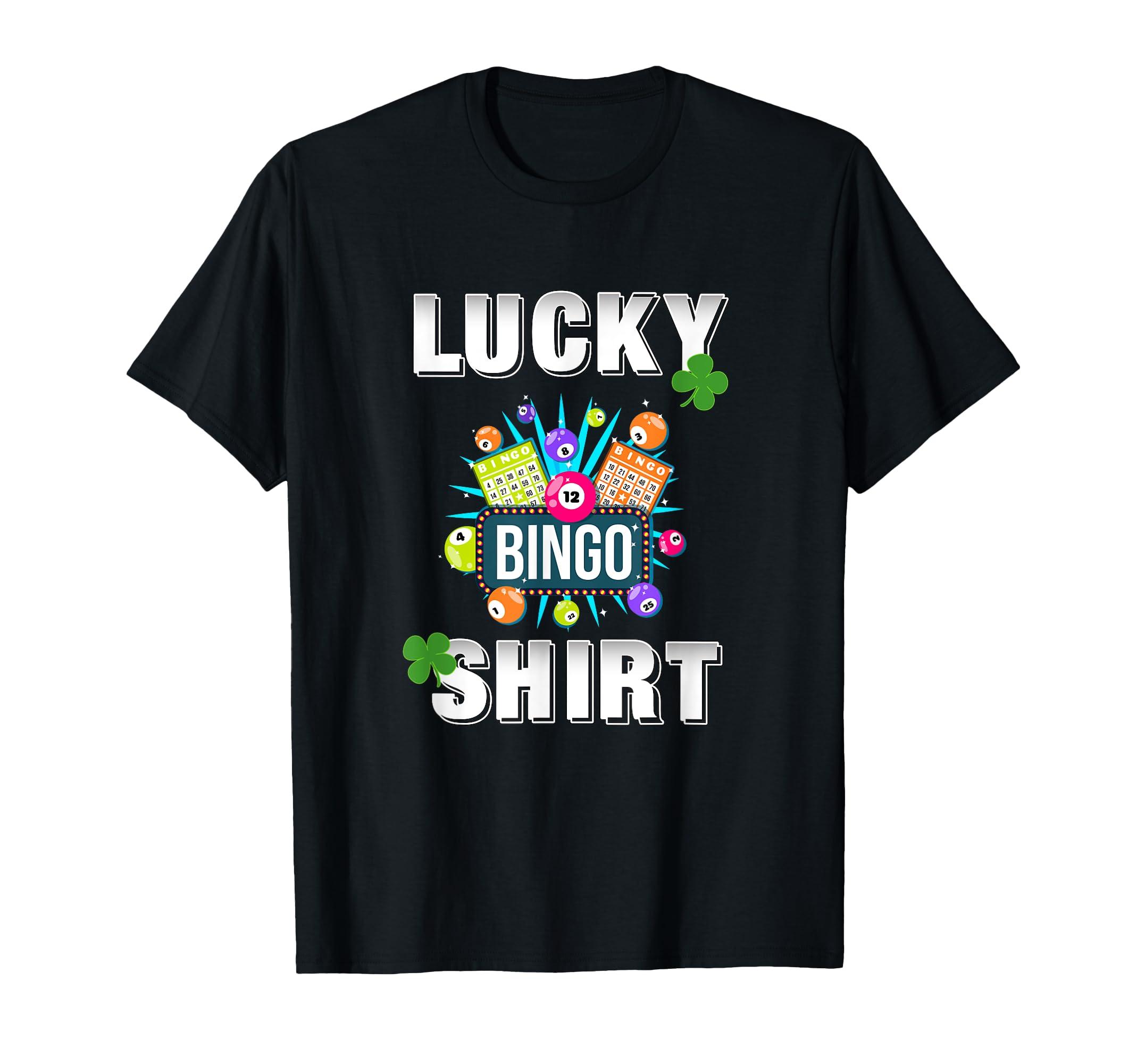 Lucky Brand Men's Gambling Fun Bingo Lover Tshirt