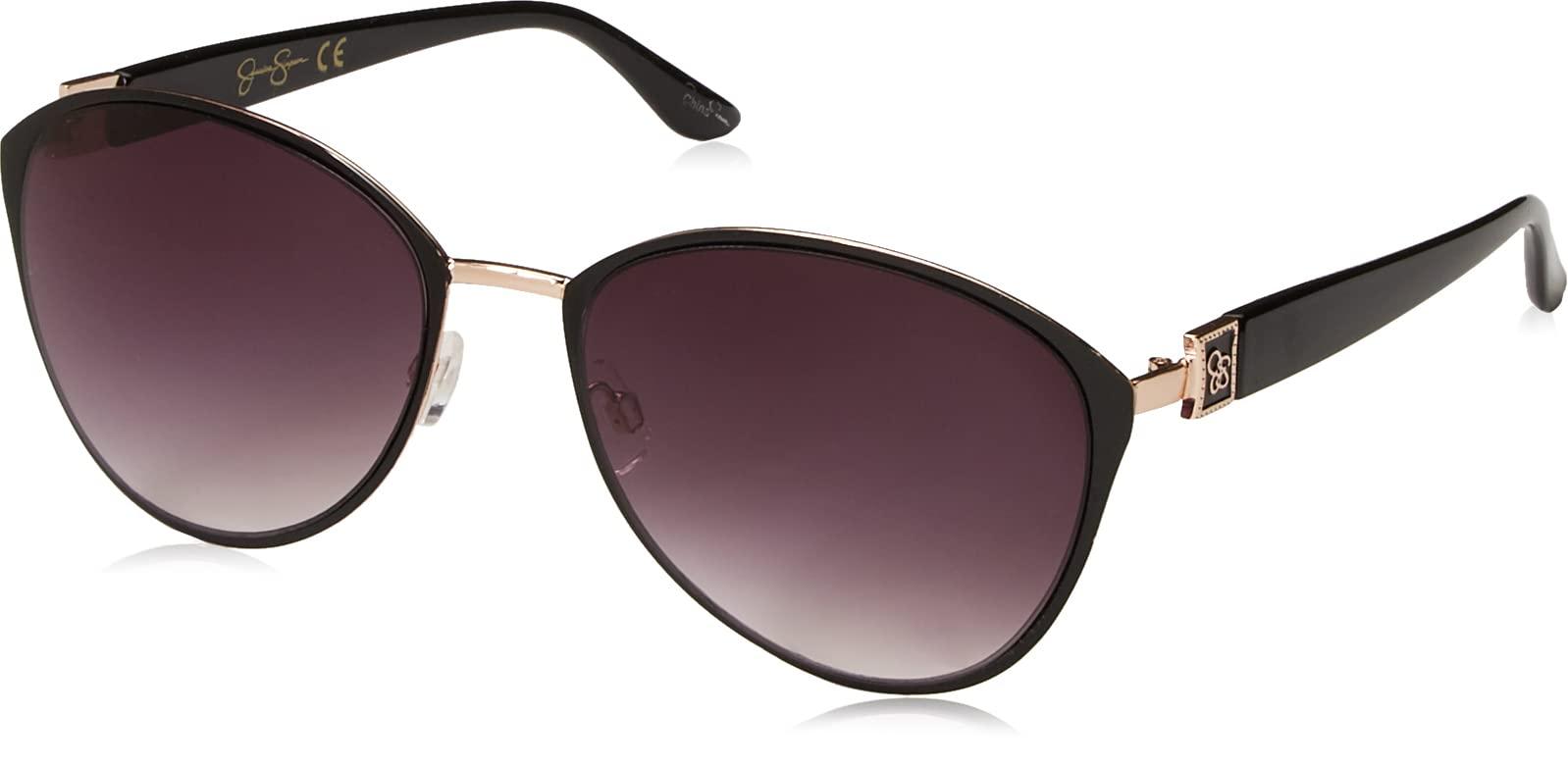 Jessica Simpson J5329 Chic Women's Metal Cat Eye Sunglasses with 100% Uv Protection. Glam Gifts for Her, 60 Mm