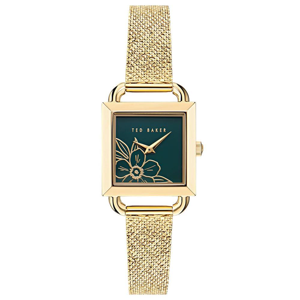 Ted Baker Taliah Ladies Yellow Gold Mesh Band Watch (Model: BKPTAS4079I)