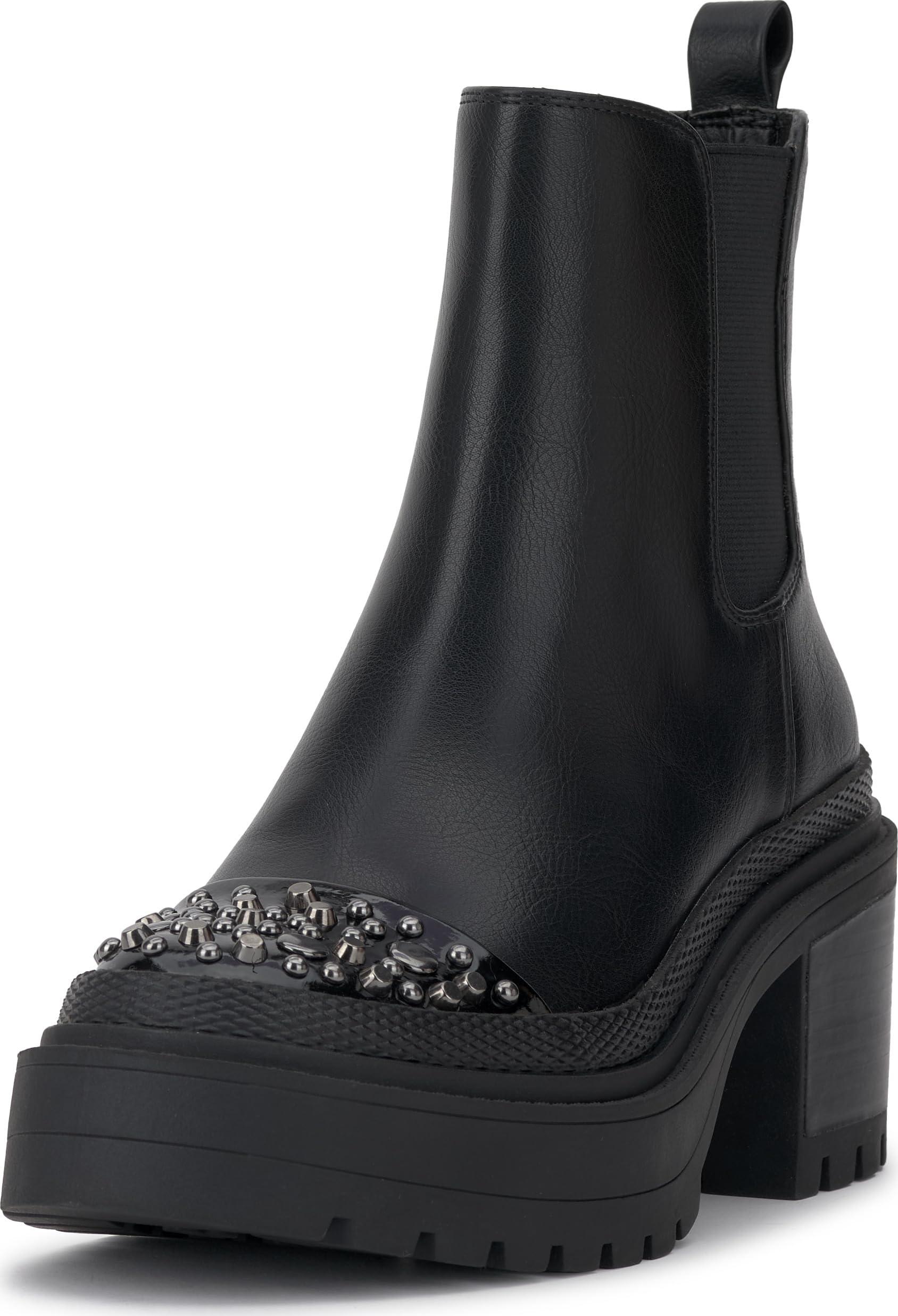 Jessica Simpson Women's Jymmie Chelsea Boot, Black, 6