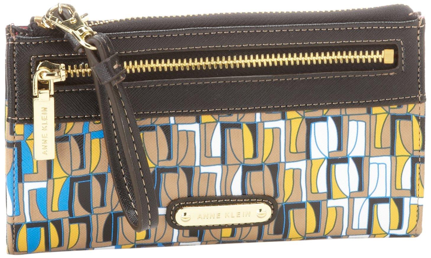 Anne Klein Jazzy Geos Large Wristlet Evening Bag