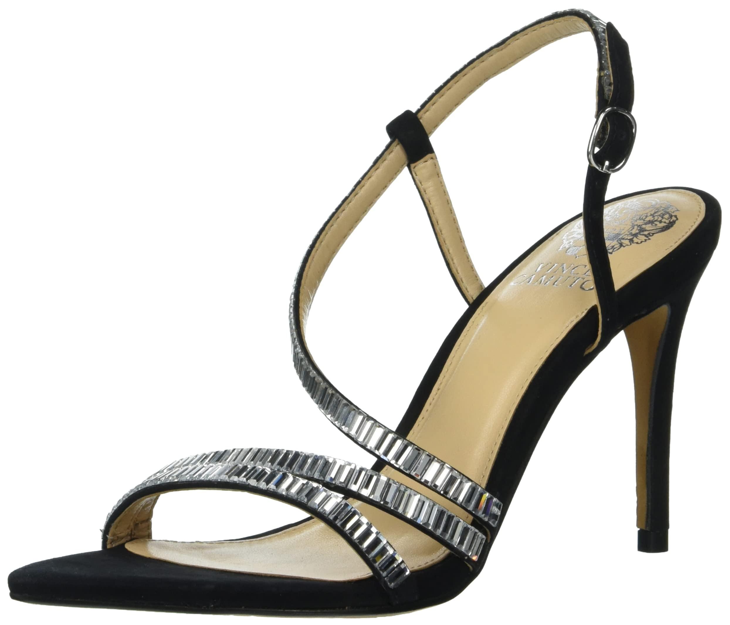 Vince Camuto Women's Antinie Crystal Strap High Heel Heeled Sandal