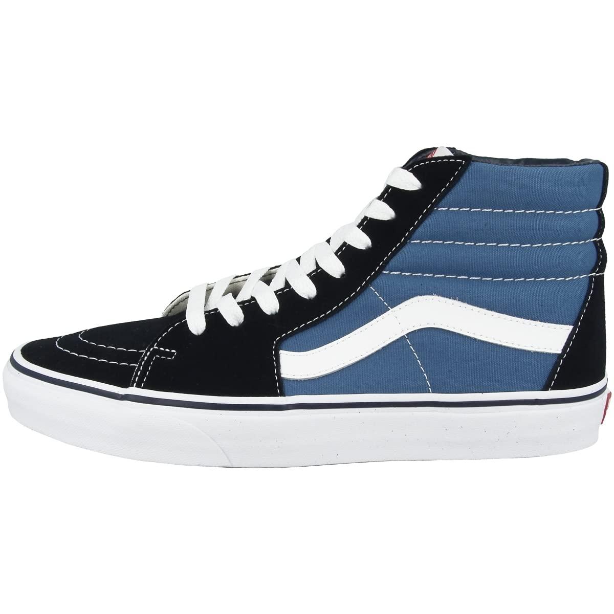 VANS Sk8-Hi Unisex Casual High-Top Skate Shoes, Comfortable and Durable in Signature Waffle Rubber Sole