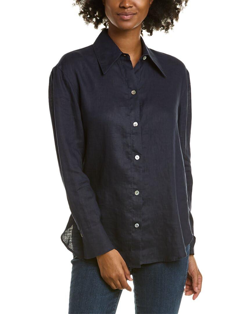 Vince Women's Relaxed Long Sleeve Button Down Shirt