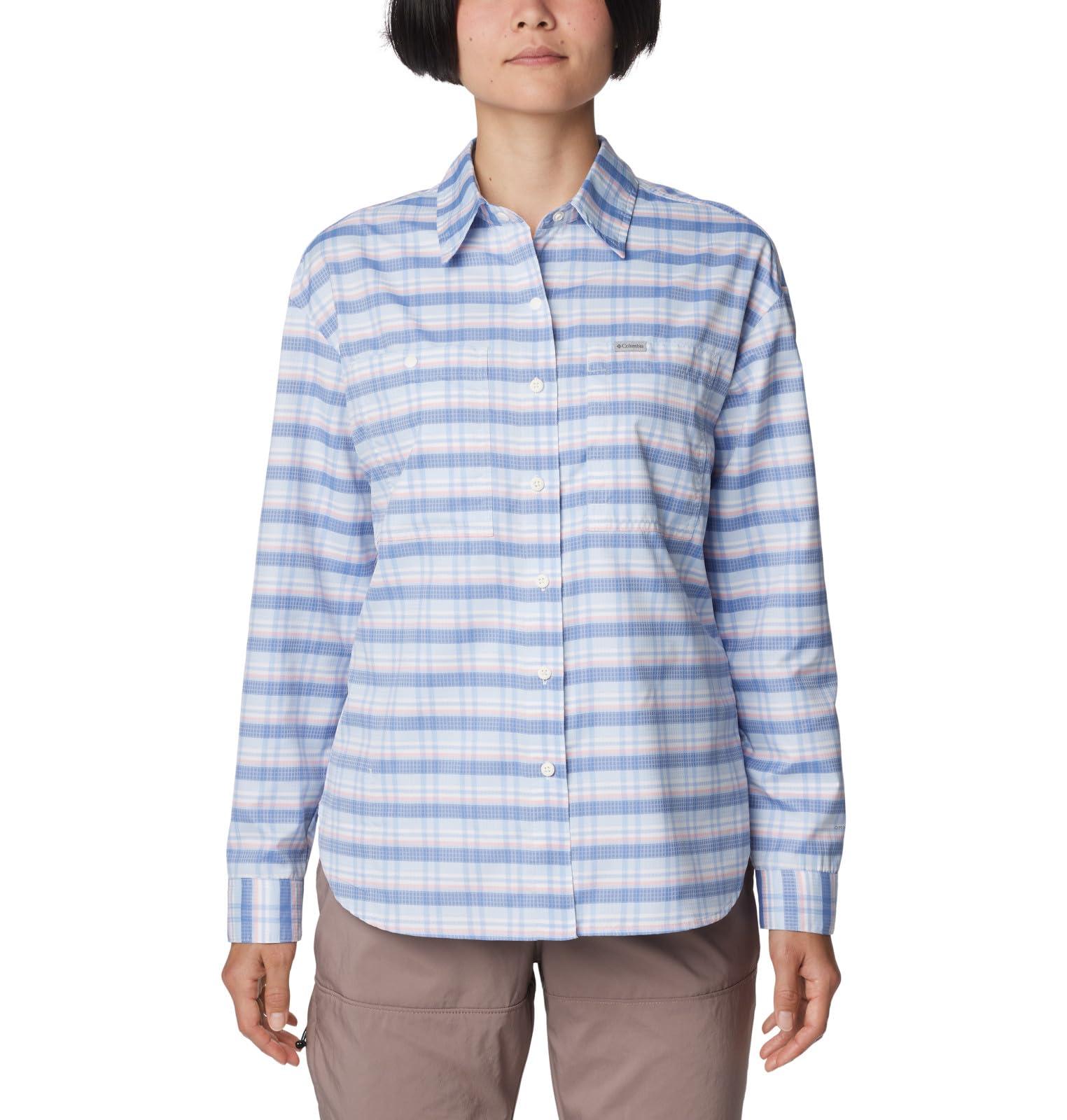 Columbia Women's Silver Ridge Utility Patterned Long Sleeve Shirt