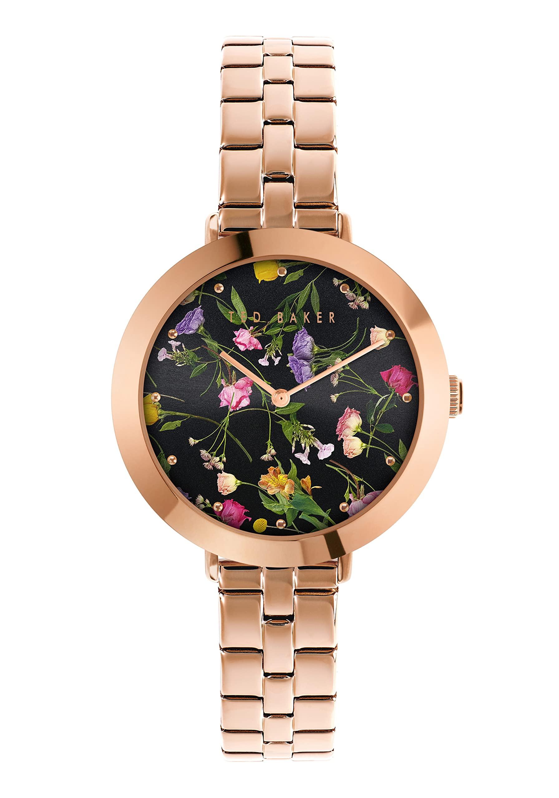 Ted Baker Ladies Stainless Steel Rose Gold Bracelet Watch (Model: BKPAMS3039I)