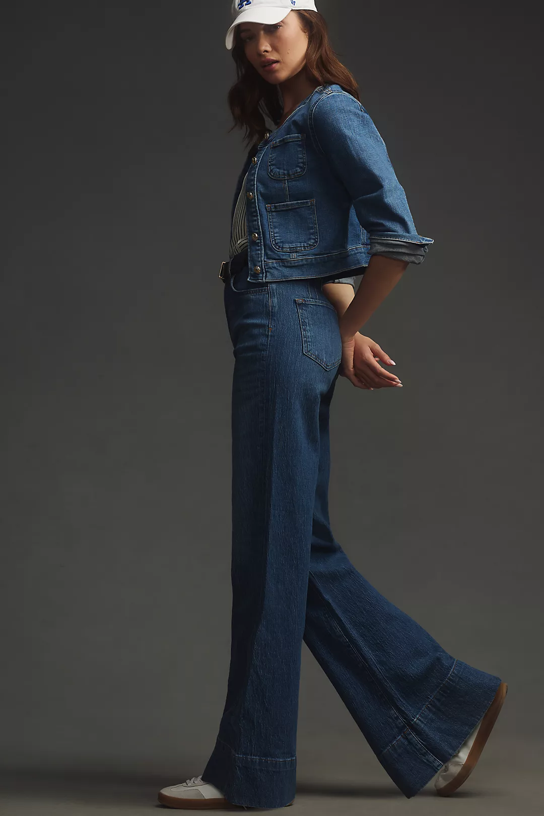 Triarchy Ms. Onassis High-Rise Wide-Leg Jeans