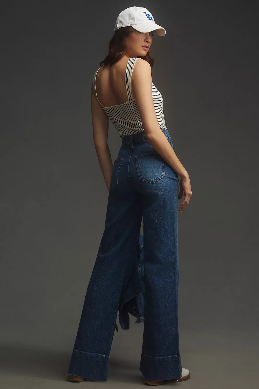 Triarchy Ms. Onassis High-Rise Wide-Leg Jeans