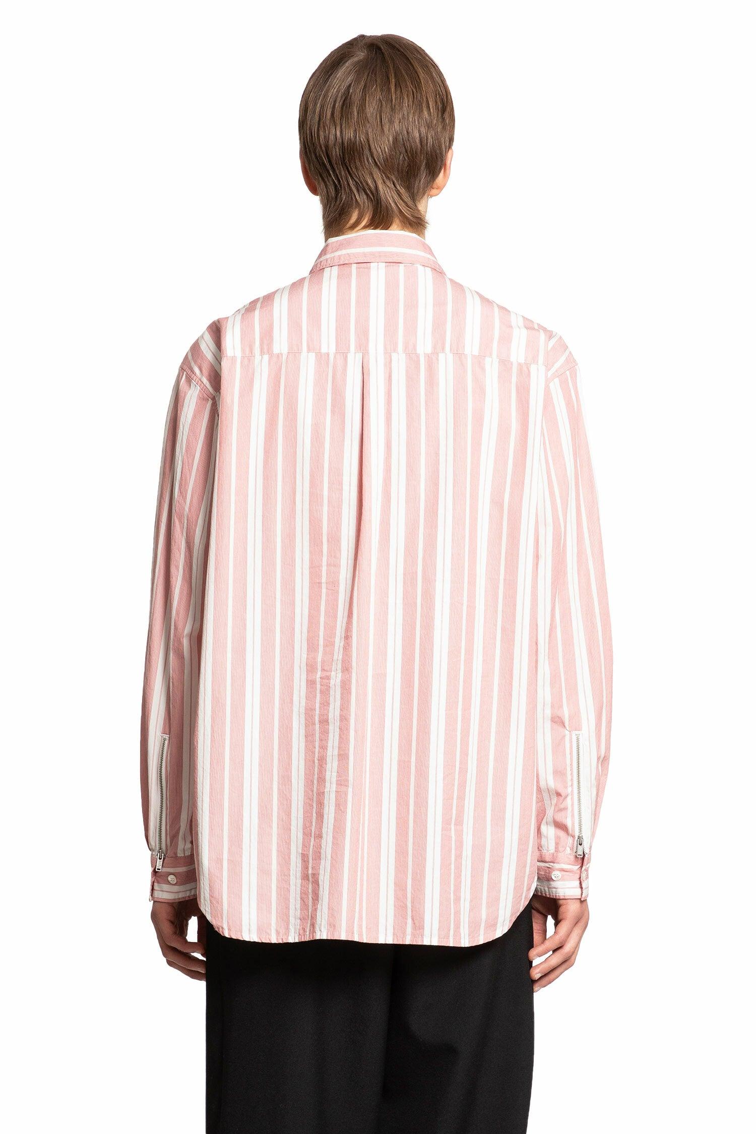 twin peaks printed striped shirt